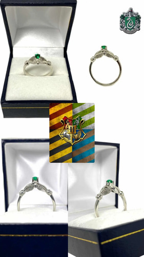Anillo De Compromiso Harry Potter Snitch En Plata Fina .925