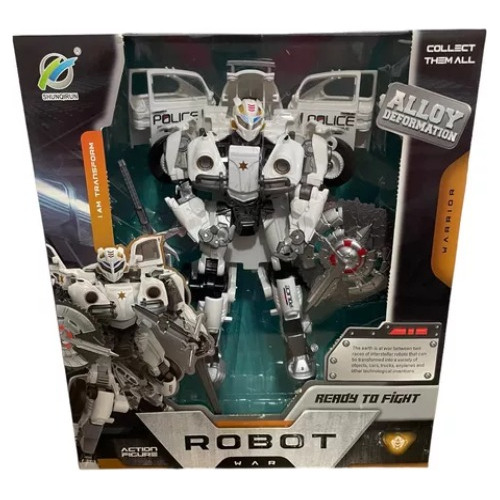 Robot Transformers War Carro Policia 339-89