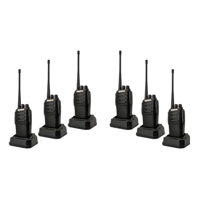 6 Radio Uhf\u002Fvhf 2 Vías Largo Alcance Comp. Kenwood Motorola | Meses sin interés