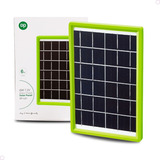 Carregador Solar 6w Painel Placa Portátil 5 Em 1