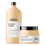 Absolut Repair Gold Quinoa Protein Shampoo + Máscara Loréal