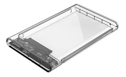 Cofre Case Transparente Disco Duro Sata 2.5 Usb3.0 Sdd/hdd