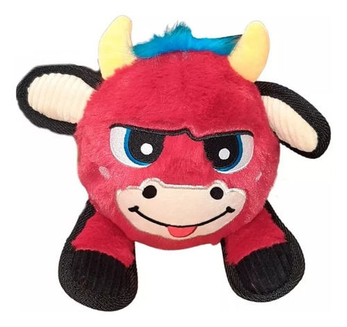 Juguete Perros Pelota Peluche Gigwi Red Bull Jumball S/m Color Rojo Diseño Toro