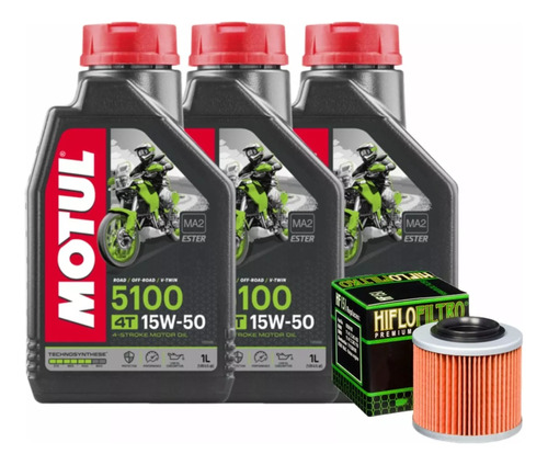 Kit Service Voge 650 Filtro Aceite Motul 5100 15w50 6c Avant