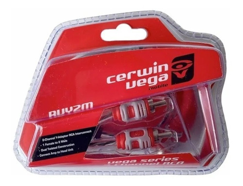 Cable Rca Cerwin Vega Rvy2m Conexion Y 1 Hembra 2 Machos