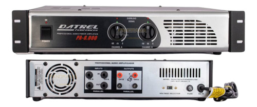 Amplificador Potencia Datrel 800 Wrms Pa8000