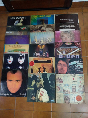 Lote 56 Lps Vinilos Música Años 70 Rolling Lennon Supertramp