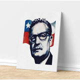 Cuadro Canvas 50x40 Cm - Presidente Salvador Allende Gossens