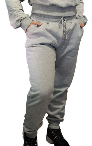 Calca Hering Moletom Feminina Jogger Algodão Cinza 05v2m2hen