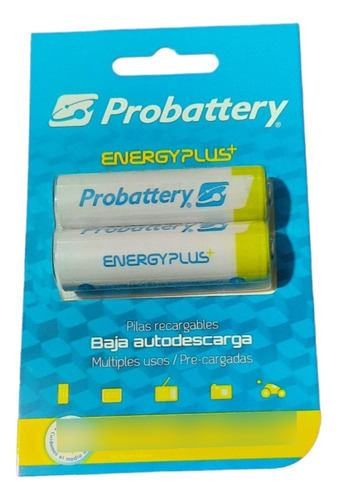 Pilas Recargables Aa Ni Mh Pack X 2 Probattery 2100 Mah