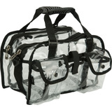 Casemetic Giardino Carry Clear Set Bolsa De Maquillaje, Negr