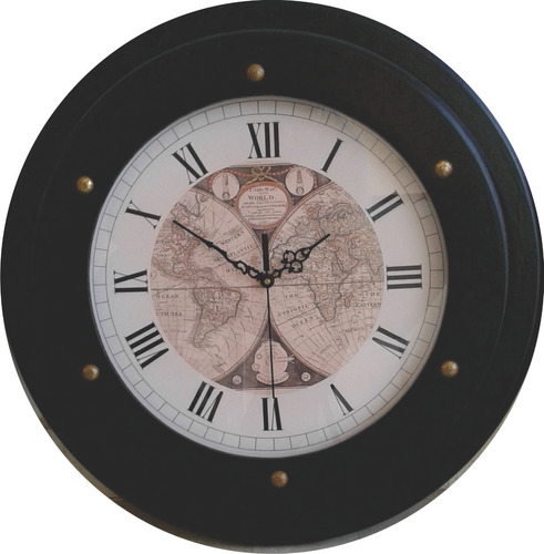 Reloj De Pared Deco Vintage 40 Cms.