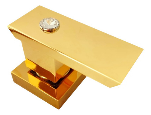 Acabamento Gold Alavanca Quadrada Registro Deca - Super Luxo