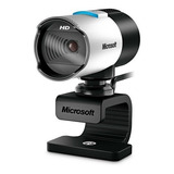 Câmera Web Microsoft Lifecam 5wh-00002 Hd 30fps Cor Cinza/preto