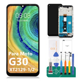 Para Motorola Moto G30 Xt2129 Pantalla Táctil Lcd Con Marco