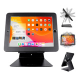 Soporte Antirrobo Negro Compatible Con iPad 8° 2020, 10.2 