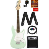 Guitarra Eléctrica Fender Squier Mini Strat 3/4 - Verde Surf