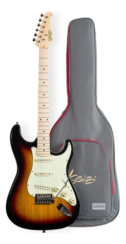 Guitarra Seizi Shinobi Ash Sss Vintage Stratocaster Sunburst