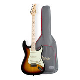 Guitarra Seizi Shinobi Ash Sss Vintage Stratocaster Sunburst