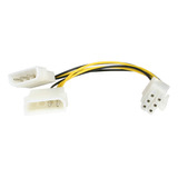 Cable Adaptador De Alimentación Lp4 Molex A Pci Express 15cm