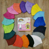 100 Piezas Cubrebocas Infantil Kn95 Mix De Colores