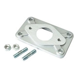 Base Carburador Aluminio Adapta Solex 2 Boca A Holley 1 Boca