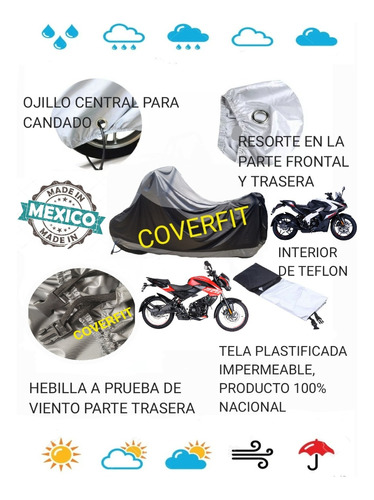 Funda Xl Impermeable Para Motocicleta Bajaj Pulsar 