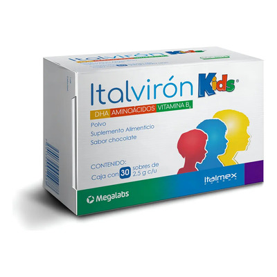 Italvirón Kids | DHA | Aminoácidos | Vitamina B | 30 Sobres | Envío gratis