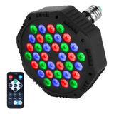 Cañon De Leds 36x1w Rgb Multicolor Audio Rítmico Con Bocina