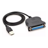 Cable Adaptador Usb A Paralelo 25 Pin Impresoras - Envios