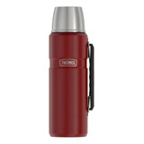 Termo Thermos 1.2lt Acero Inoxidable Cebador 24 Hs Sk2010 Color Rojo