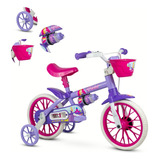 Bicicleta Infantil Feminina Violet  Aro 12 Nathor - Rodinhas