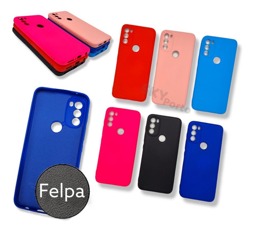 Funda De Silicona Con Felpa Para Motorola