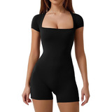 Mujeres Yoga Ropa Casual Deporte Onesie Recoger Cintura