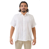 Guayabera De Manta Con Bordado