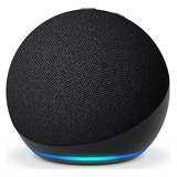 Amazon Echo Dot 5th Gen Com Assistente Virtual Alexa Azul Cor Charcoal