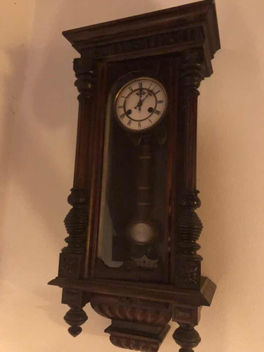 Antiguo Reloj De Pendulo