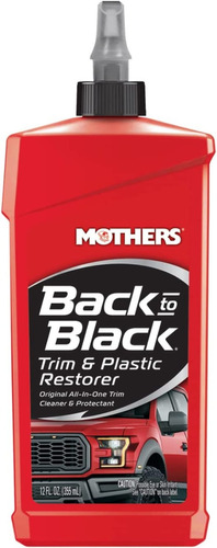 Restaurador De Plástico Y Molduras Color Negro Mothers 355ml