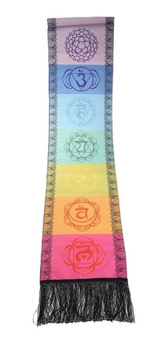 7 Banners De Chakra Mandala Tapiz De Yoga Meditación Póster