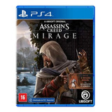 Jogo Assassins Creed Mirage Ps4 Físico Lacrado Nacional