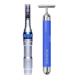 Smart Gr Derma Pen Caneta Microagulhamento /smart Vibra Azul