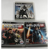 Pack 3 Juegos Para Ps3; Mass Effect 2, Mass Effect 3, Destin