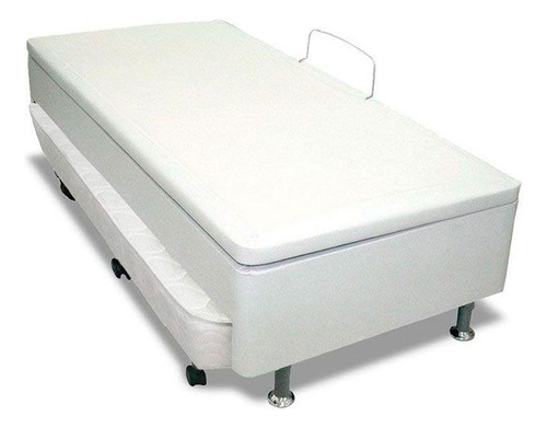 Cama Box Baú C/auxiliar Solteiro Courano Branco C/ (88x188)o