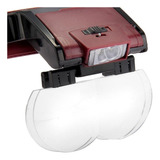 Lupa De Visera Con 6 Lentes Luz Led