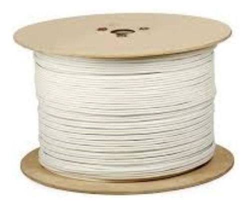 Cabo Coaxial Cftv 4mm Bip Blindado 90% Malha 300m Brancopg41