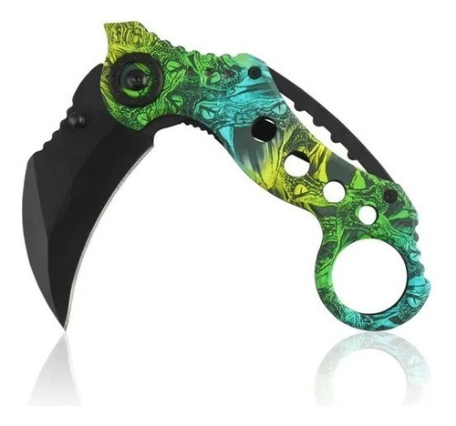 Navaja Karambit Mariposa Cuchillo Plegable Táctica Militar