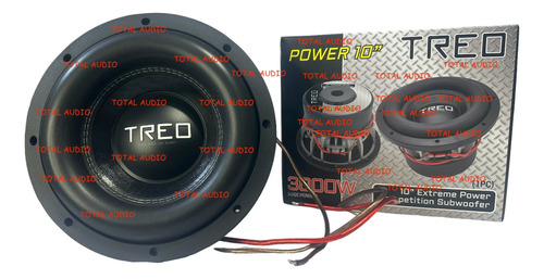 Subwoofer Treo Power10 PuLG Open Show 1500w Rms 3000w Max