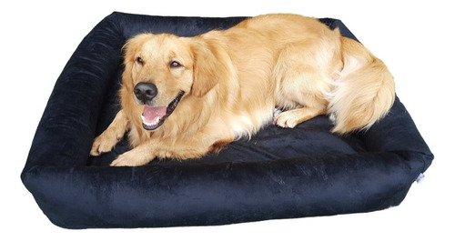 Cama Para Cachorro Grande 100 X 87 Cm Preto - Colchão Espuma