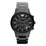 Reloj Negro Emporio Armani Ar2453 Para Hombre