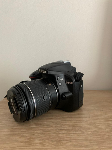  Nikon Kit D3400 + Lente 18-55mm Vr Dslr Color  Negro